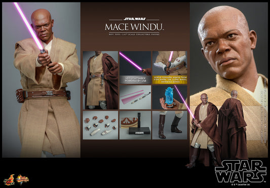 Hot Toys 912056 Mace Windu Sixth Scale Figure