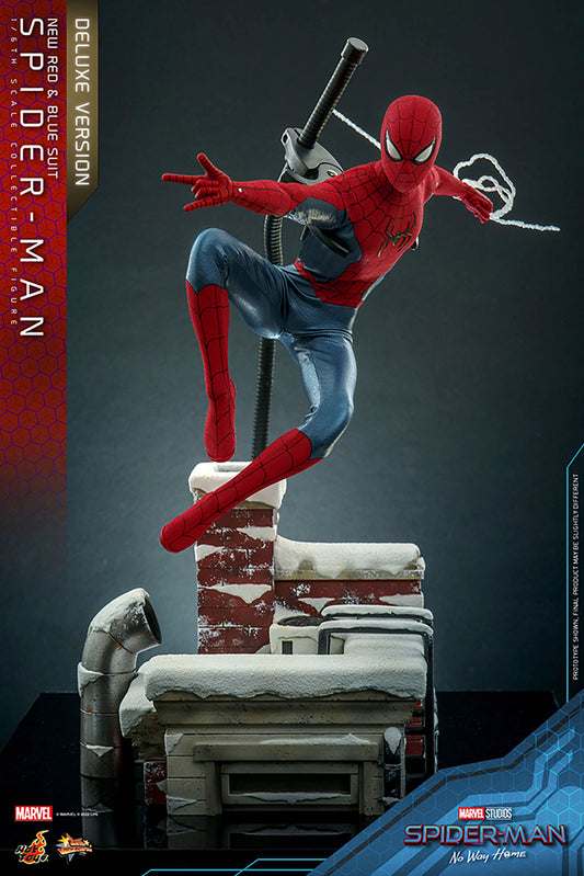 Hot Toys 9120362 Spider-Man (New Red and Blue Suit) (Deluxe Version)