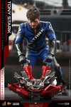Hot Toys Iron Man 2 Tony Stark (Mark V Suit Up Ver.) Deluxe MMS600 1/6th Scale Collectible Figure