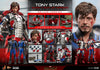 Hot Toys Iron Man 2 Tony Stark (Mark V Suit Up Ver.) Deluxe MMS600 1/6th Scale Collectible Figure